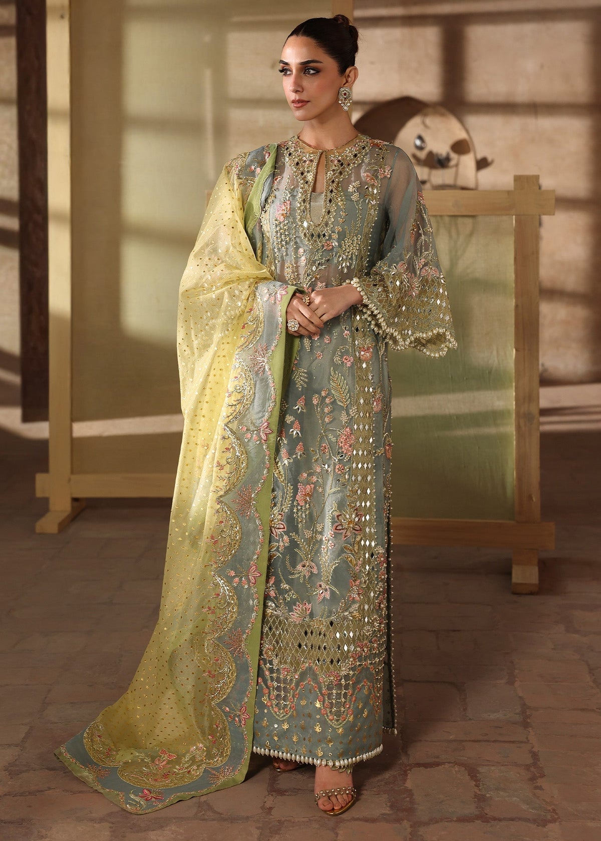 Crimson | Jhilmil Wedding Formals | JHALAK - Wedding Dress - available at Maria Faisal in UK and USA.