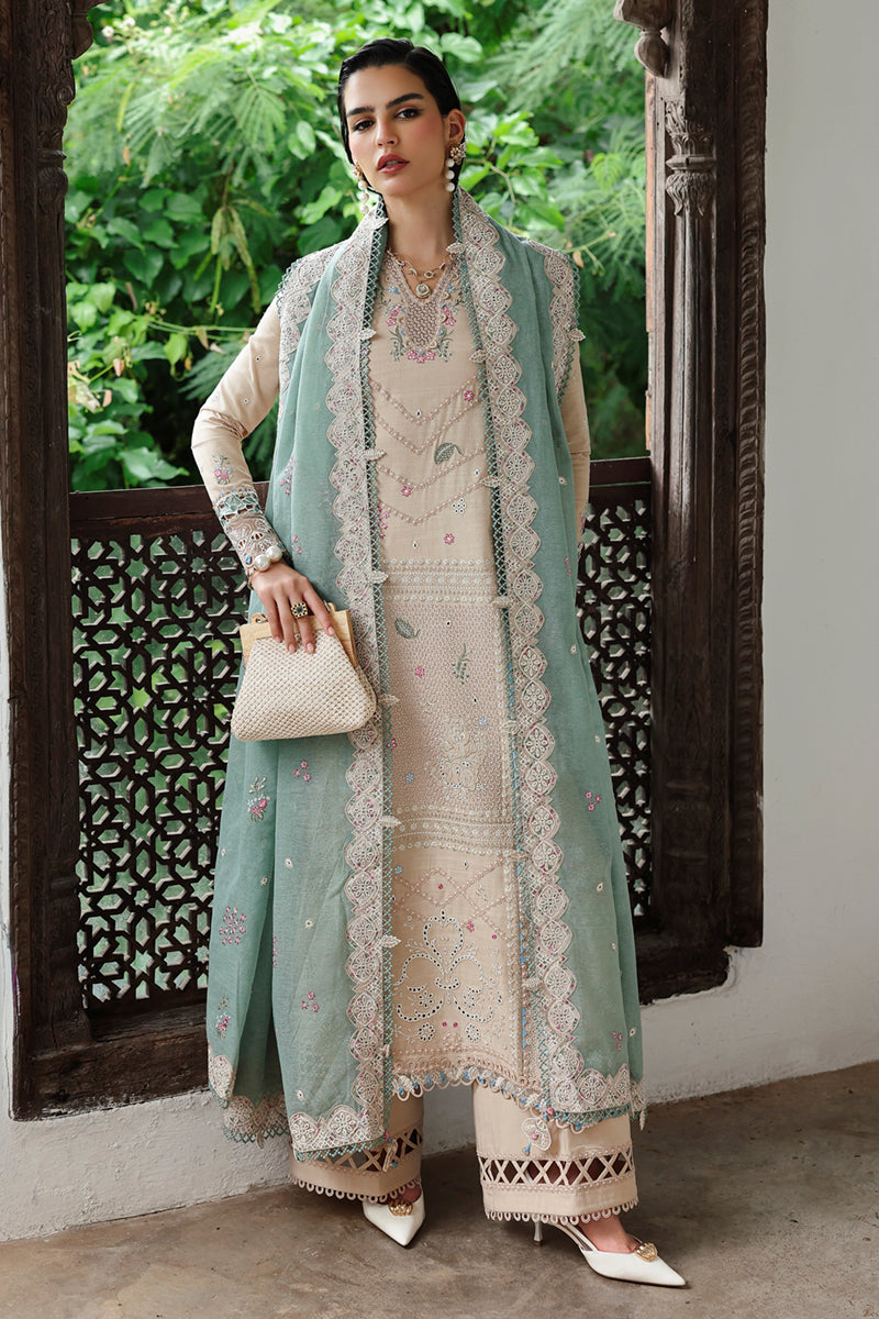 Qalamkar | Q Linen 25 | KL-07 WHISPER - Ladies Clothes - Maria Faisal