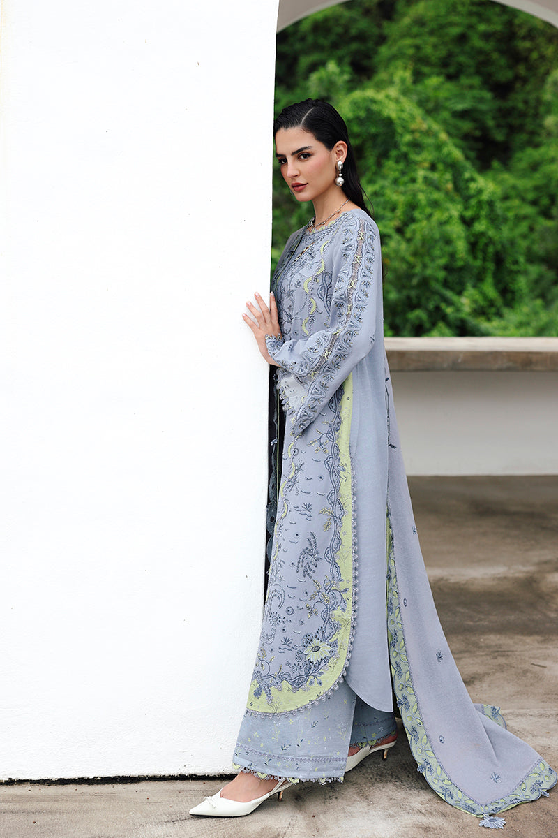 Qalamkar | Q Linen 25 | KL-13 SAAHIL - Ladies Clothes - Maria Faisal