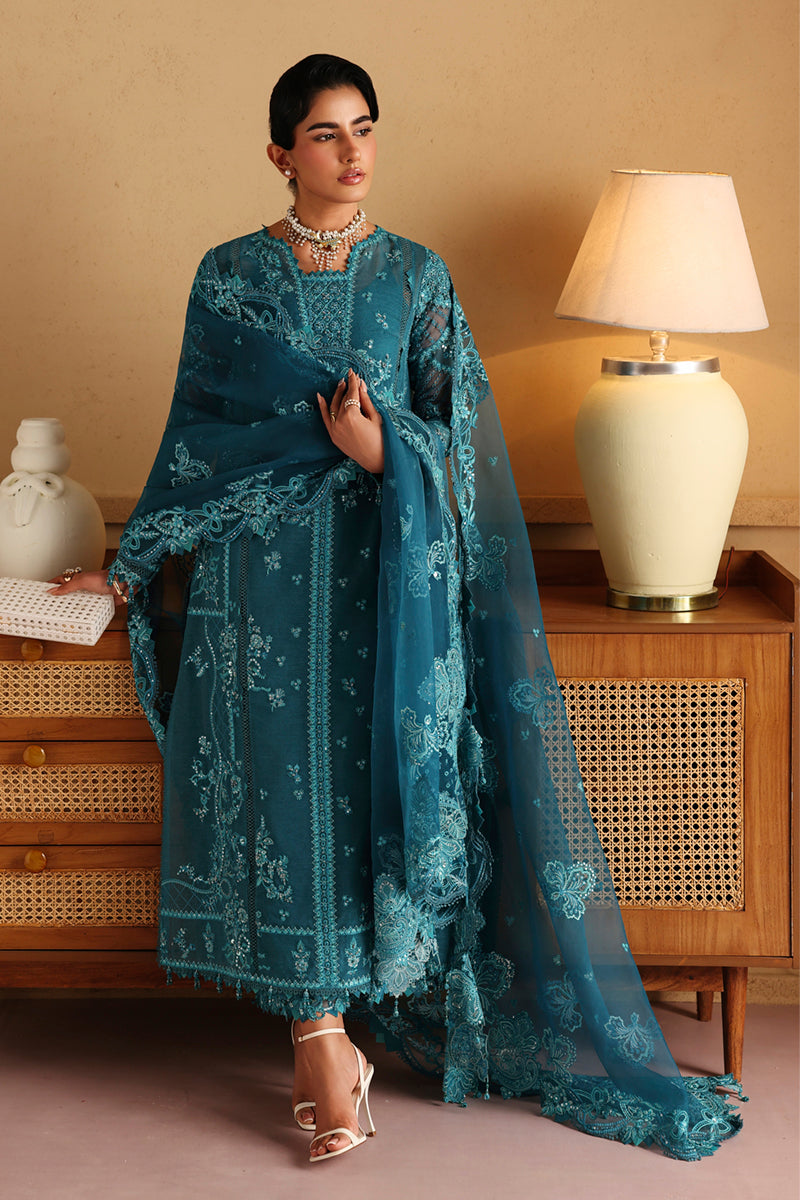 Qalamkar | Luxury Pret 25 | LP-07 TANIA - Formal Dress - available at Maria Faisal in UK and USA.