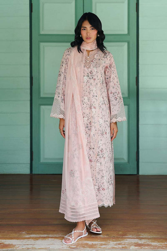 Qalamkar | Q Prints 26 | AX-02 (B) KENA - Luxury Dress - available at Maria Faisal in UK and USA.