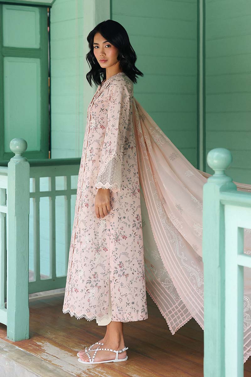 Qalamkar | Q Prints 26 | AX-02 (B) KENA - Luxury Dress - available at Maria Faisal in UK and USA.
