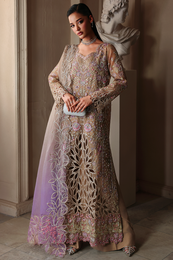 Rajbari | Sage Luxury Formals | Vesper - Formal Dress - available at Maria Faisal in UK and USA.