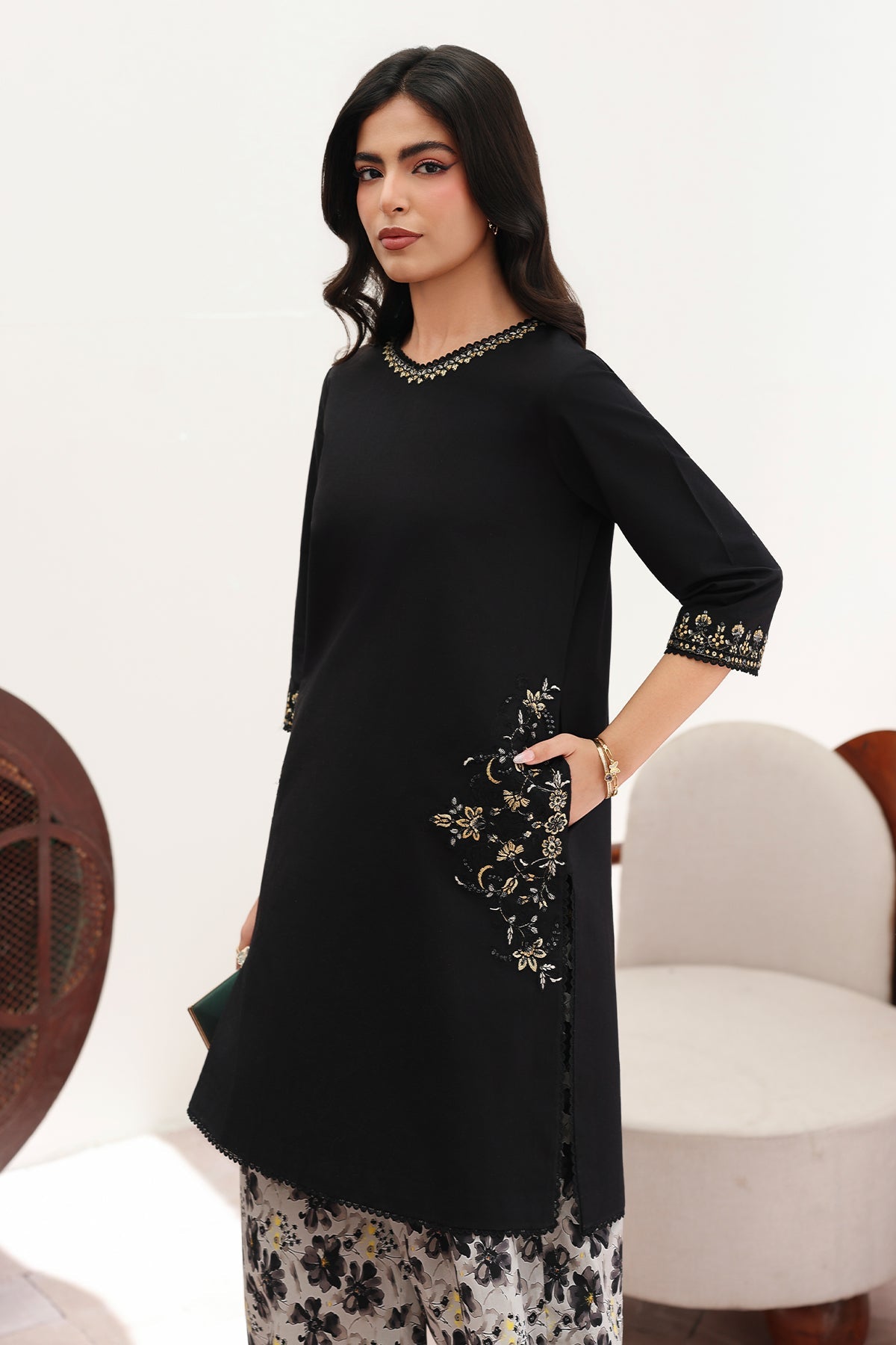 Charizma | Festive Edit | CNP-6-252 - Luxury Dress - available at Maria Faisal in UK and USA.