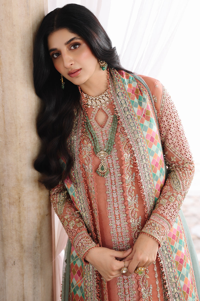Qalamkar | Shadmaani Formals 25 | RH-04 ZEHRA - Wedding Dress - available at Maria Faisal in UK and USA.