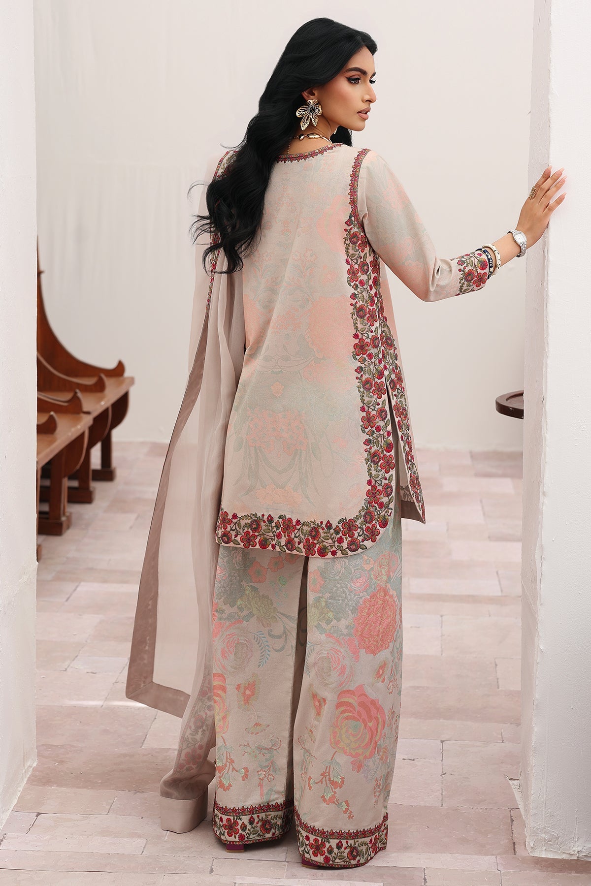Charizma | Festive Edit | CNP-6-233 - Luxury Dress - available at Maria Faisal in UK and USA.