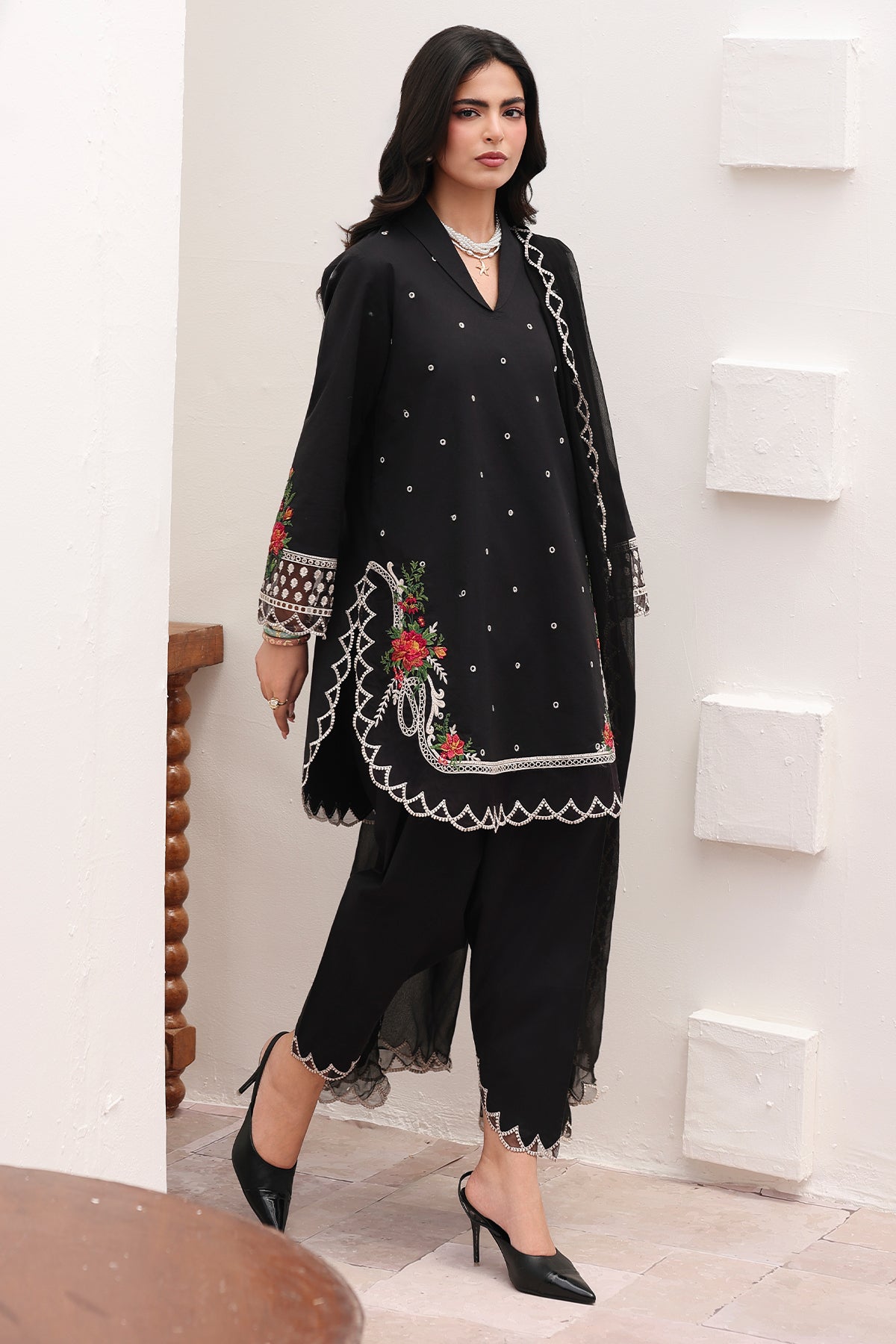 Charizma | Festive Edit | CNP-6-248 - Luxury Dress - available at Maria Faisal in UK and USA.