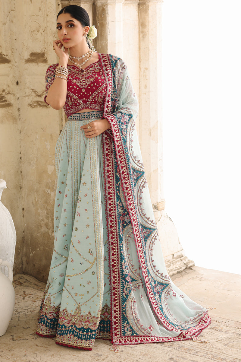 Qalamkar | Shadmaani Formals 25 | RH-08 LAYLA - Wedding Dress - available at Maria Faisal in UK and USA.