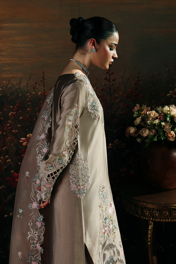 Rajbari | Sage Luxury Formals | Isla - Formal Dress - available at Maria Faisal in UK and USA.