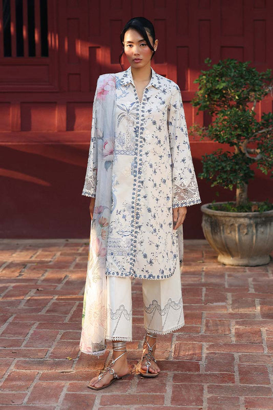 Qalamkar | Q Prints 26 | AX-08 (A) AERIN - Luxury Dress - available at Maria Faisal in UK and USA.
