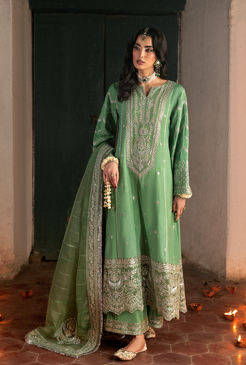 Saad Shaikh | Singhar Premium Silk 25 | AIRA - Formal Dress - available at Maria Faisal in UK and USA.