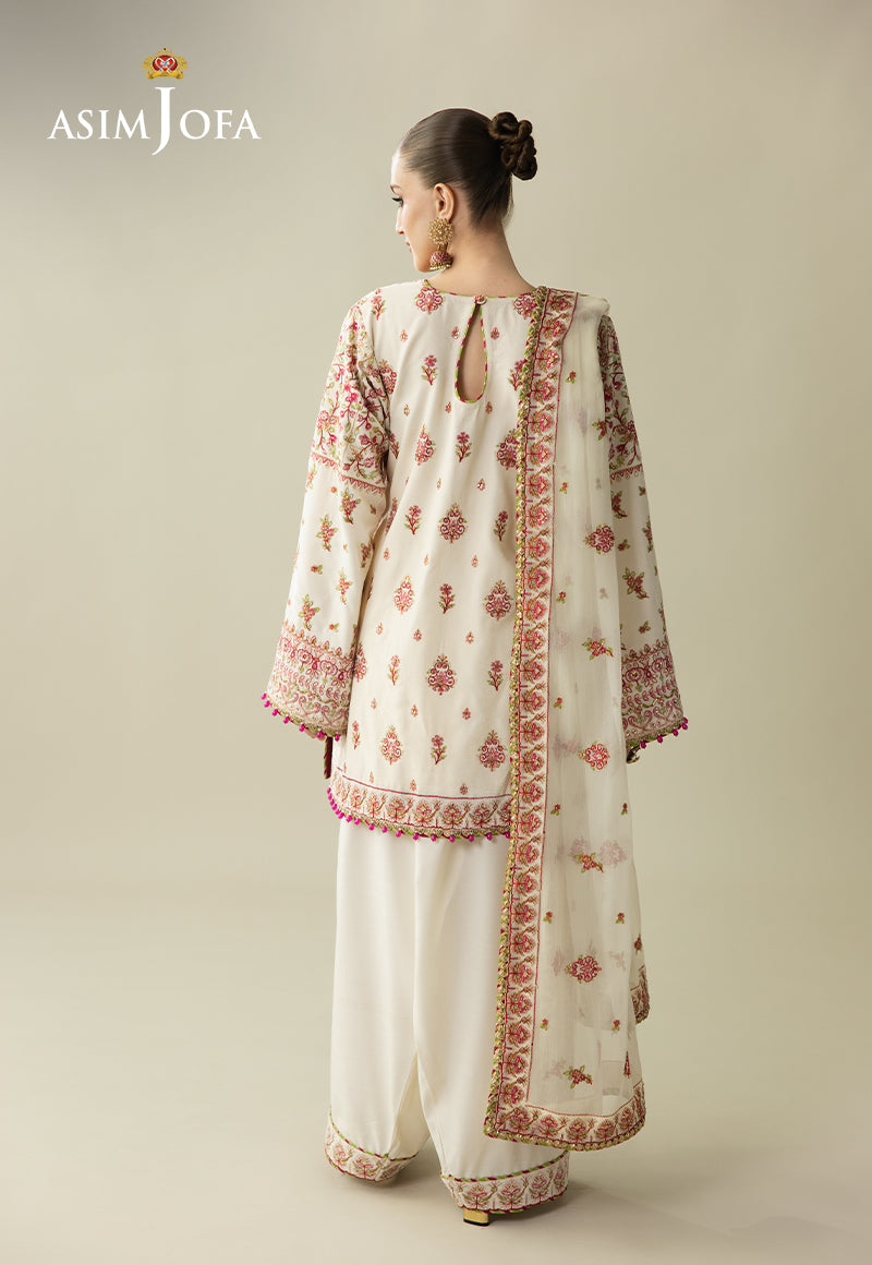 Asim Jofa | Makhmal Velvet 25 | AJULM-06 - Formal Dress - available at Maria Faisal in UK and USA.