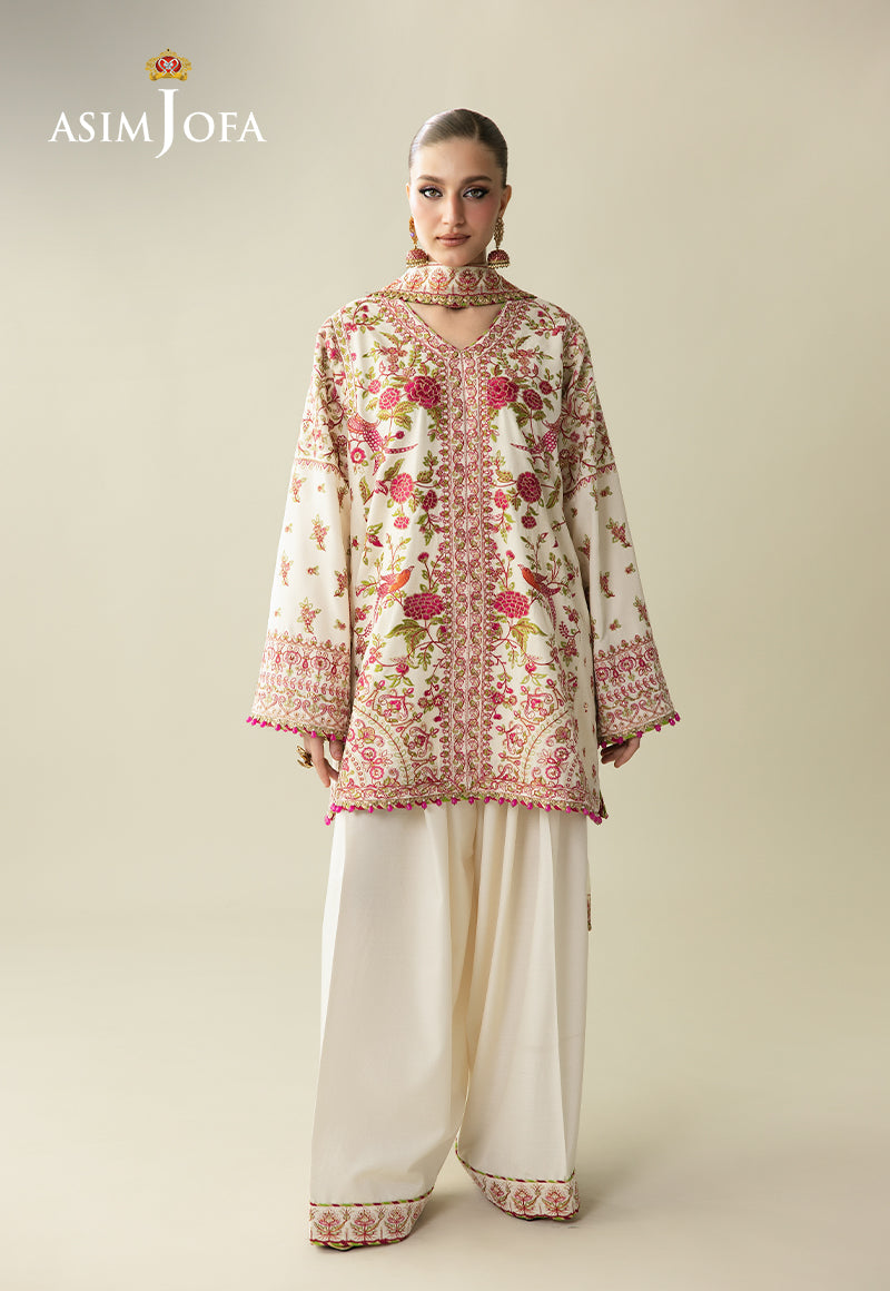 Asim Jofa | Makhmal Velvet 25 | AJULM-06 - Formal Dress - available at Maria Faisal in UK and USA.