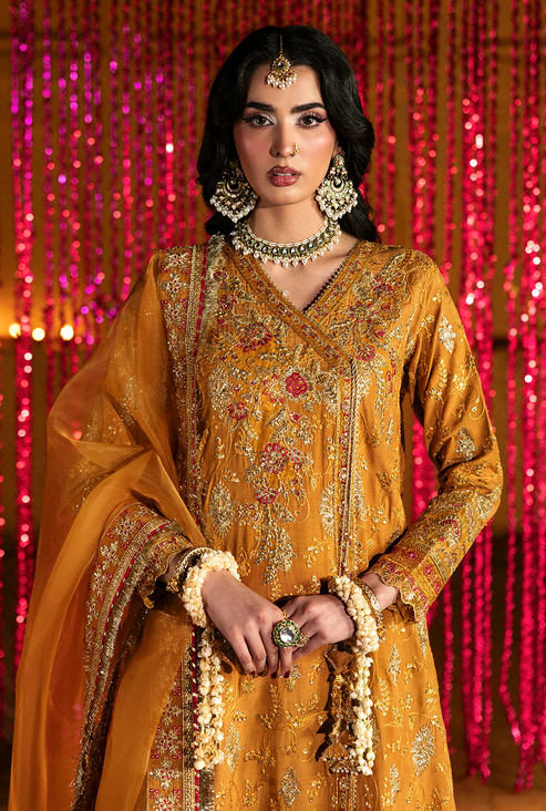 Saad Shaikh | Singhar Premium Silk 25 | KAYA - Formal Dress - available at Maria Faisal in UK and USA.
