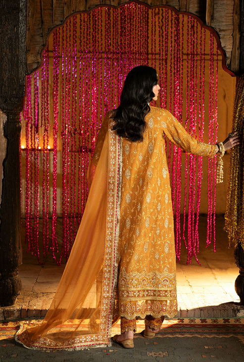 Saad Shaikh | Singhar Premium Silk 25 | KAYA - Formal Dress - available at Maria Faisal in UK and USA.