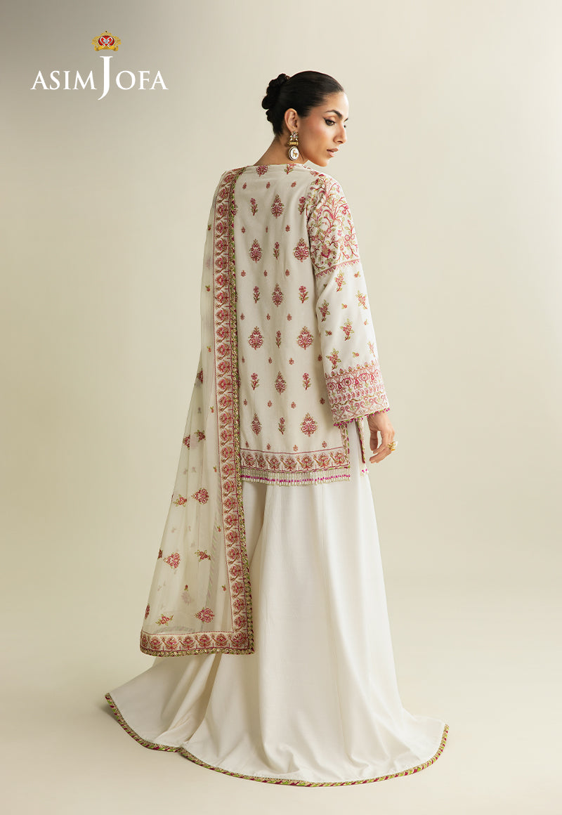 Asim Jofa | Makhmal Velvet 25 | AJULM-06 - Formal Dress - available at Maria Faisal in UK and USA.