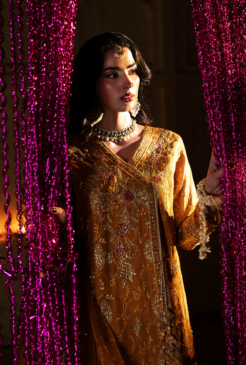 Saad Shaikh | Singhar Premium Silk 25 | KAYA - Formal Dress - available at Maria Faisal in UK and USA.