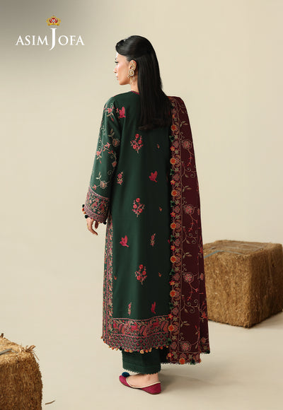 Asim Jofa | Kashmiri Collection 25 | AJULK-04 - Luxury Dress - available at Maria Faisal in UK and USA.