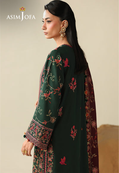 Asim Jofa | Kashmiri Collection 25 | AJULK-04 - Luxury Dress - available at Maria Faisal in UK and USA.