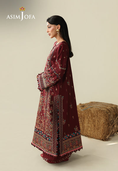 Asim Jofa | Kashmiri Collection 25 | AJULK-08 - Luxury Dress - available at Maria Faisal in UK and USA.