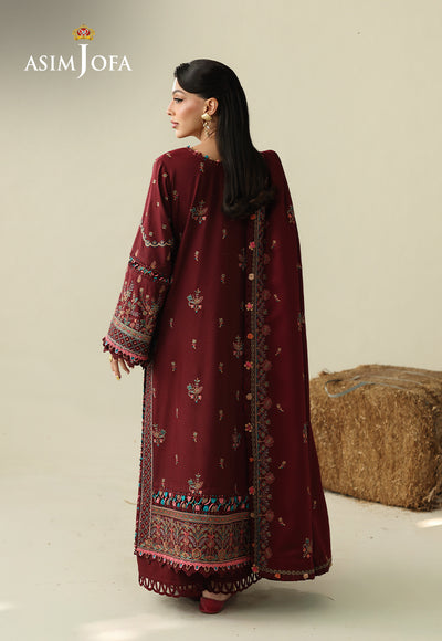 Asim Jofa | Kashmiri Collection 25 | AJULK-08 - Luxury Dress - available at Maria Faisal in UK and USA.