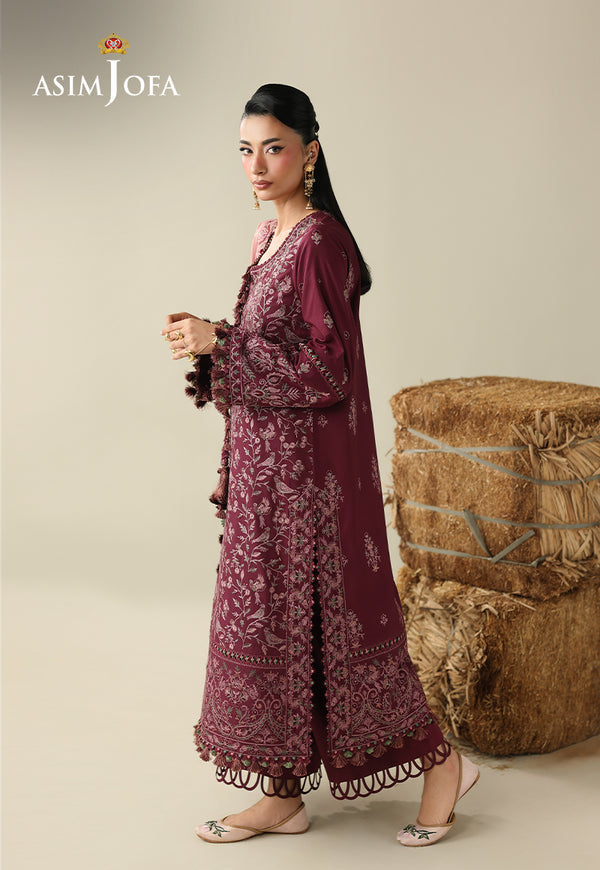 Asim Jofa | Kashmiri Collection 25 | AJULK-06 - Luxury Dress - available at Maria Faisal in UK and USA.
