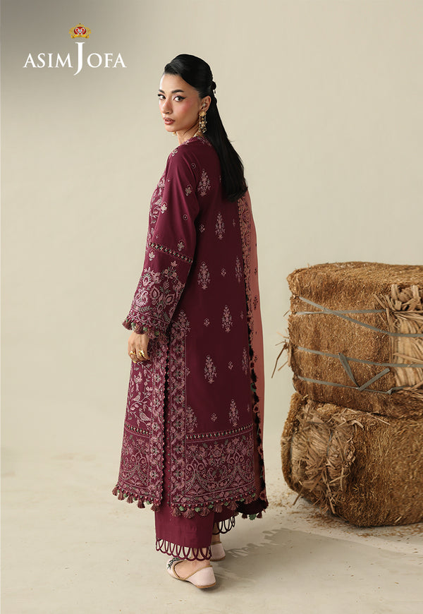 Asim Jofa | Kashmiri Collection 25 | AJULK-06 - Luxury Dress - available at Maria Faisal in UK and USA.