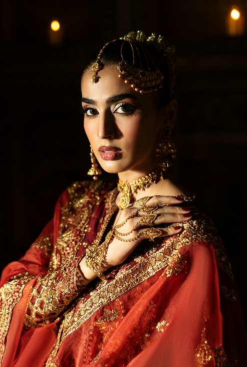 Saad Shaikh | Singhar Premium Silk 25 | SHAZMA - Formal Dress - available at Maria Faisal in UK and USA.