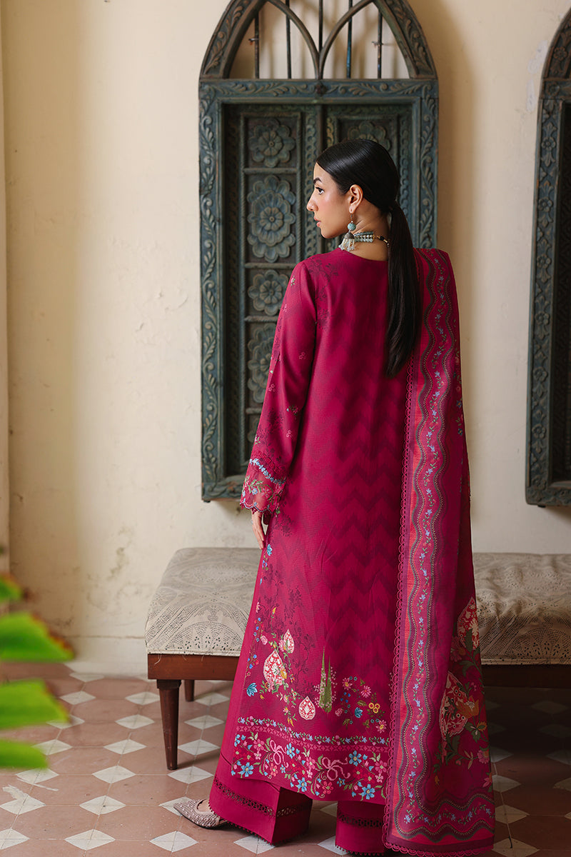 Qalamkar | QPrints Winter 25 | QW-02 (A) MIREL - Casual Dress - available at Maria Faisal in UK and USA.