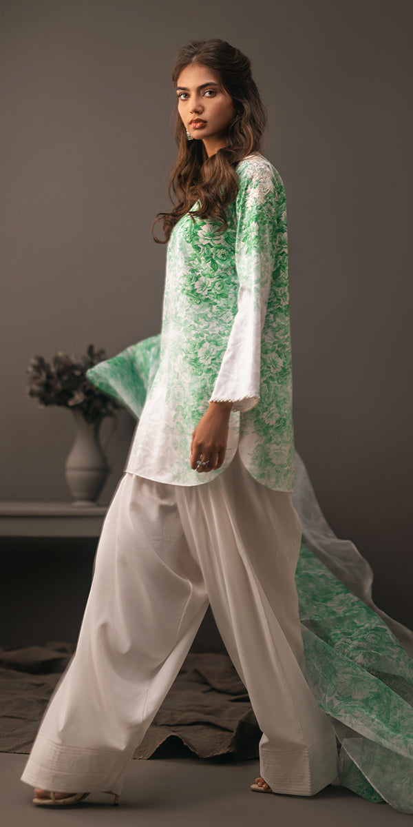 Erum Khan | Beyond Basic | VIVID ELEGANCE - Designer Dress with Intricate embroidery and embellishments. Shop elegent wedding dress at Maria Faisal.