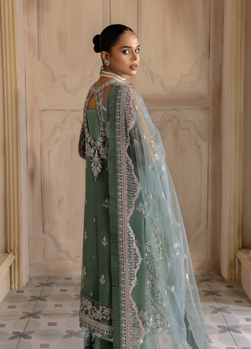 Gulaal | Wedding Formals | Nigar GL-WS-23V1-37 - Designer Dress with Intricate embroidery and embellishments. Shop elegent wedding dress at Maria Faisal.