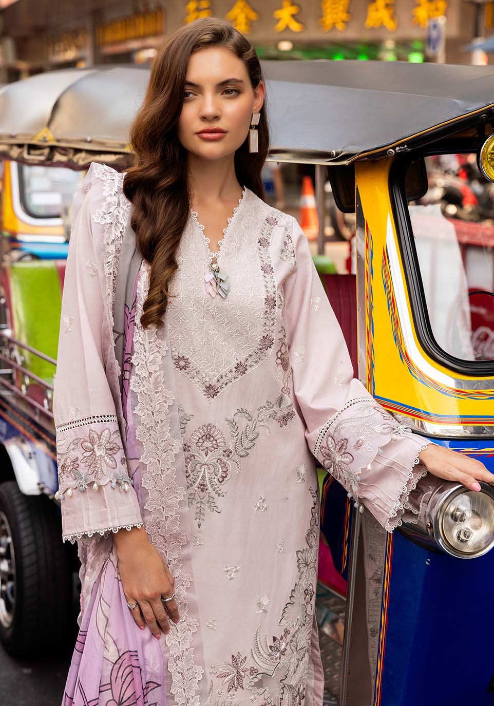 Zarqash | Luxury Lawn 25 | ZQLU 0010 ELSA by Maria Faisal - Registered Vendor of : Zarqash - type : Ladies Clothes - 100% original wedding dresses