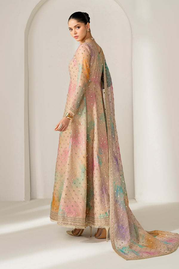 Baroque | Luxury Pret 25 | EMBROIDERED COTTON PATTI PR-1138 - Ladies Clothes - Maria Faisal
