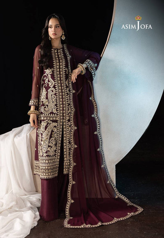 Asim Jofa | Festive Collection 25 | AJLLF-19 by Maria Faisal - Registered Vendor of : Asim Jofa - type : Ladies Clothes - 100% original wedding dresses