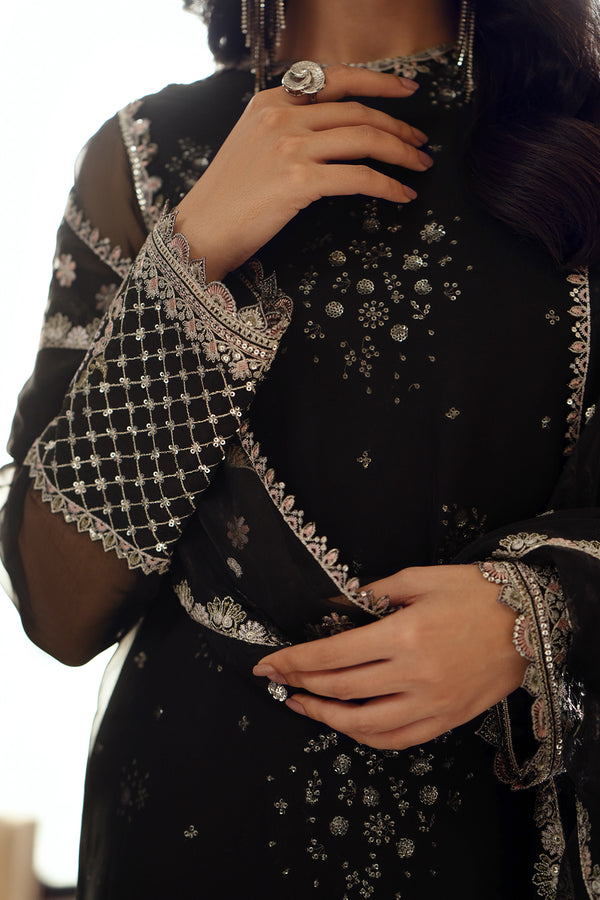 Baroque | Luxury Pret 24 | CHIFFON PR-890 - Designer Dress with Intricate embroidery and embellishments. Shop elegent wedding dress at Maria Faisal.