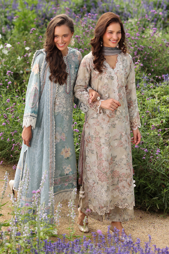 Baroque | Luxury Pret Summer | UF-4224 - Luxury Dress - available at Maria Faisal in UK and USA.