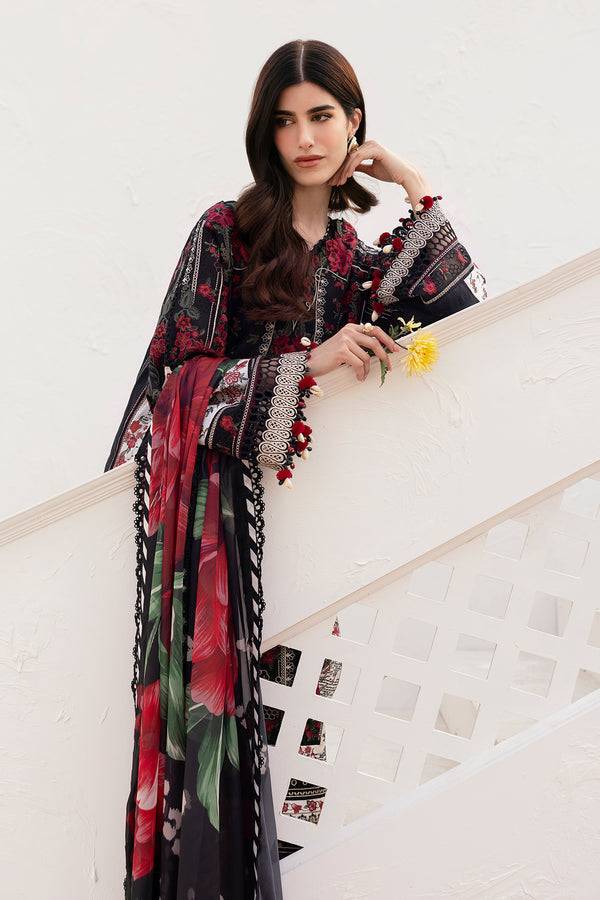 Baroque | Eid Lawn 25 | EL-D01 by Maria Faisal - Registered Vendor of : Baroque - type : Ladies Clothes - 100% original wedding dresses