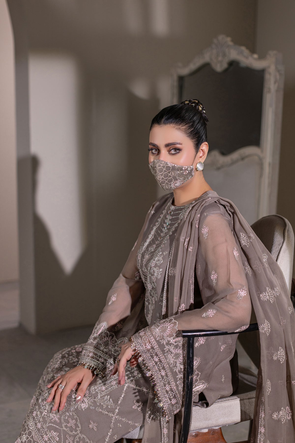Flossie | Dilkash Kuch Khas | DI-06 B - Formal Dress - available at Maria Faisal in UK and USA.