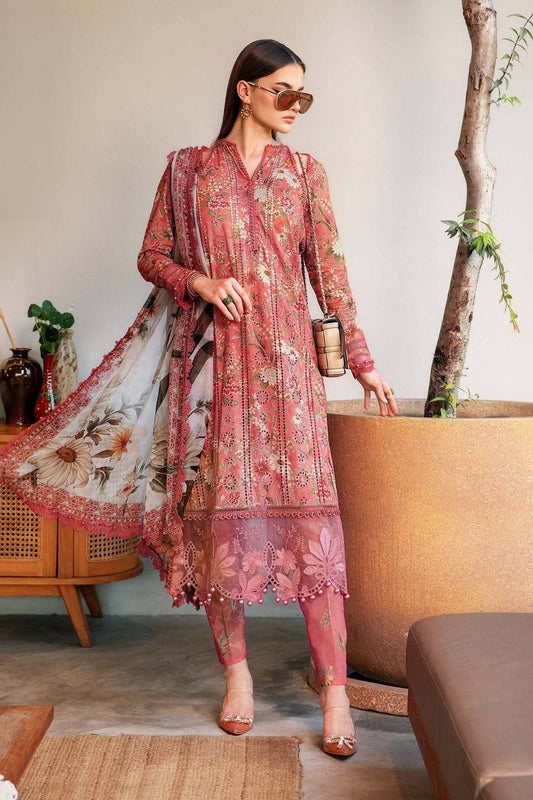 Maria B | M Prints 25 | MPT-2508-A by Maria Faisal - Registered Vendor of : Maria B - type : Ladies Clothes - 100% original wedding dresses