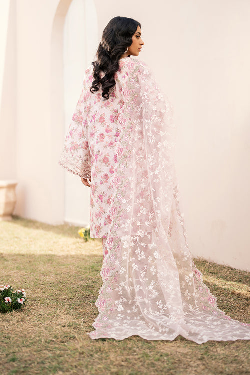 Baroque | Luxury Pret 24 | LAWN UF-592 - Designer Dress with Intricate embroidery and embellishments. Shop elegent wedding dress at Maria Faisal.