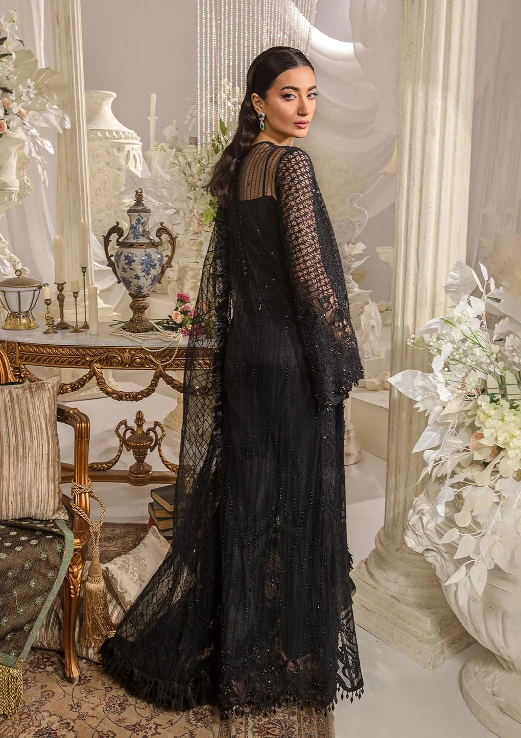 Elaf Premium | Stardom Formal Handwork 25 | EFE-05 MAJESTY - Formal Dress - available at Maria Faisal in UK and USA.