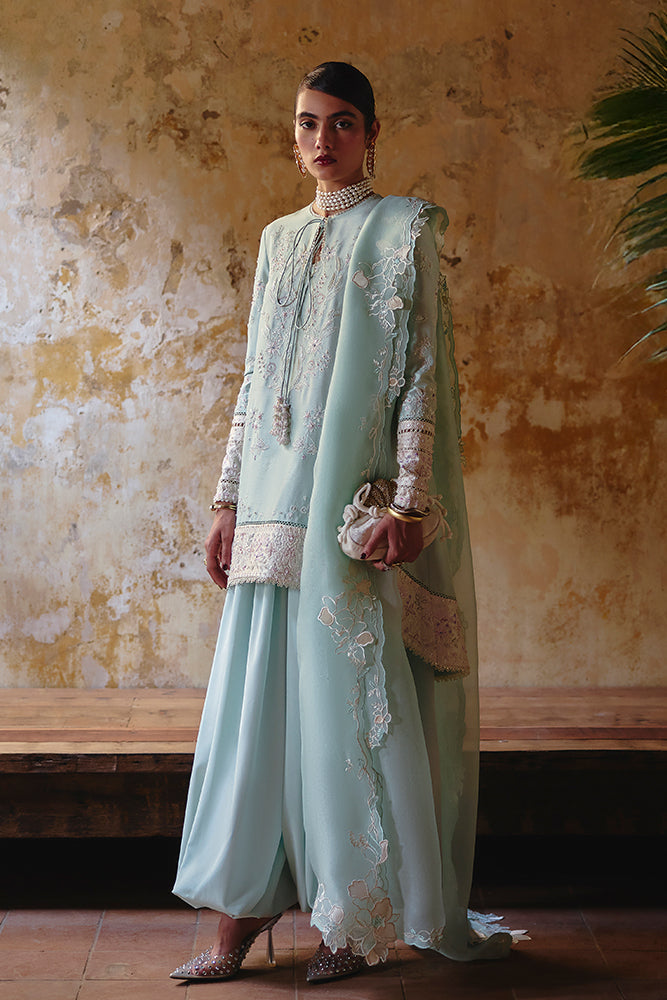 Suffuse | Silk Pret Summer 26 | OUREA - Formal Dress - available at Maria Faisal in UK and USA.