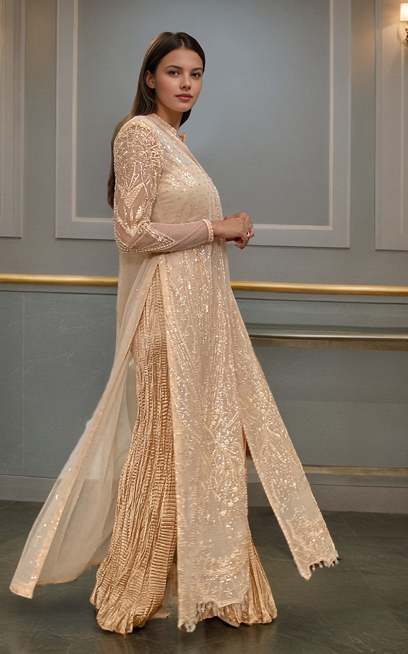 Threads and Motifs | Formal Dresses 25 | Net Embroidered Jacket