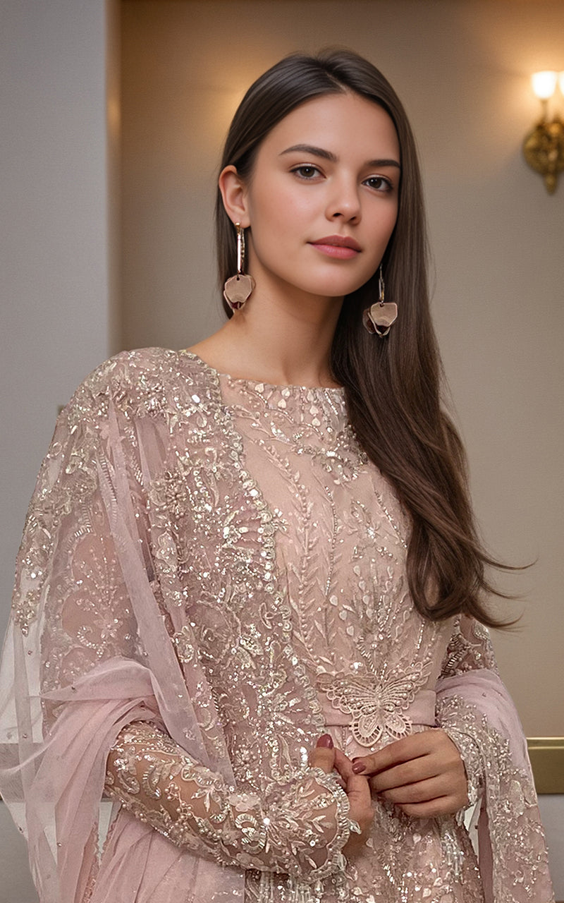 Threads and Motifs | Formal Dresses 25 | Net Embroidered Maxi