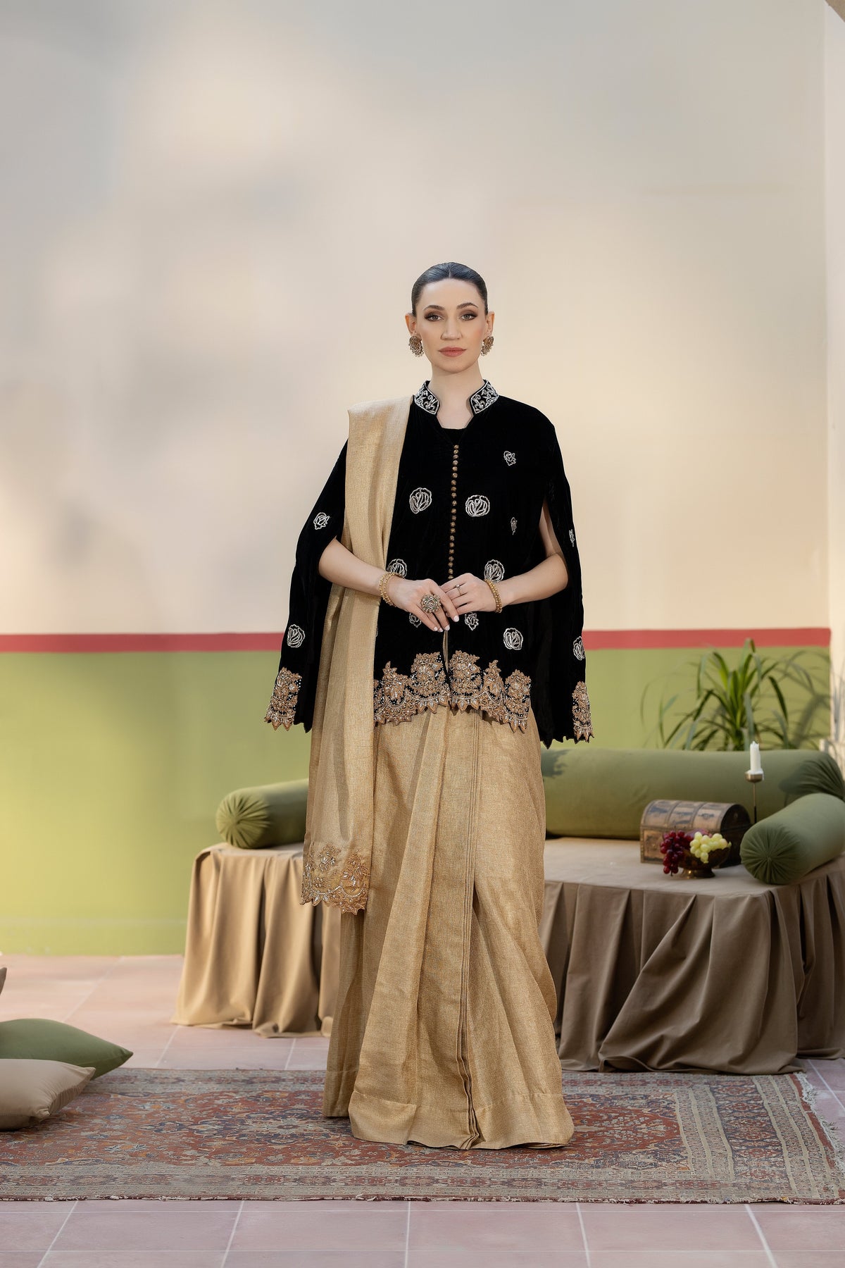Purple Haze | Suraya Edit | ZEEBA - Luxury Dress - available at Maria Faisal in UK and USA.