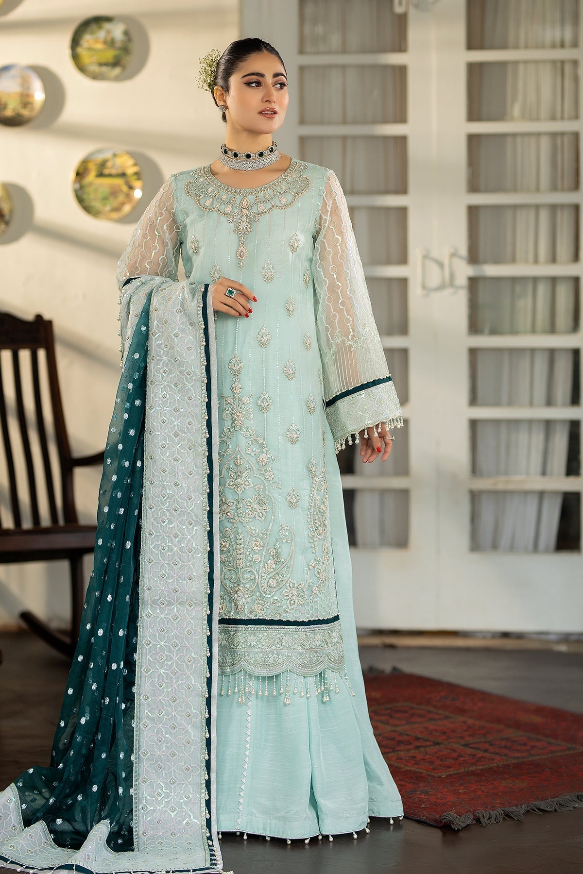 Raeesa Premium | Dehleez Formals | DL-1022 Afsaana -E- Poshak - Ladies Clothes - Maria Faisal