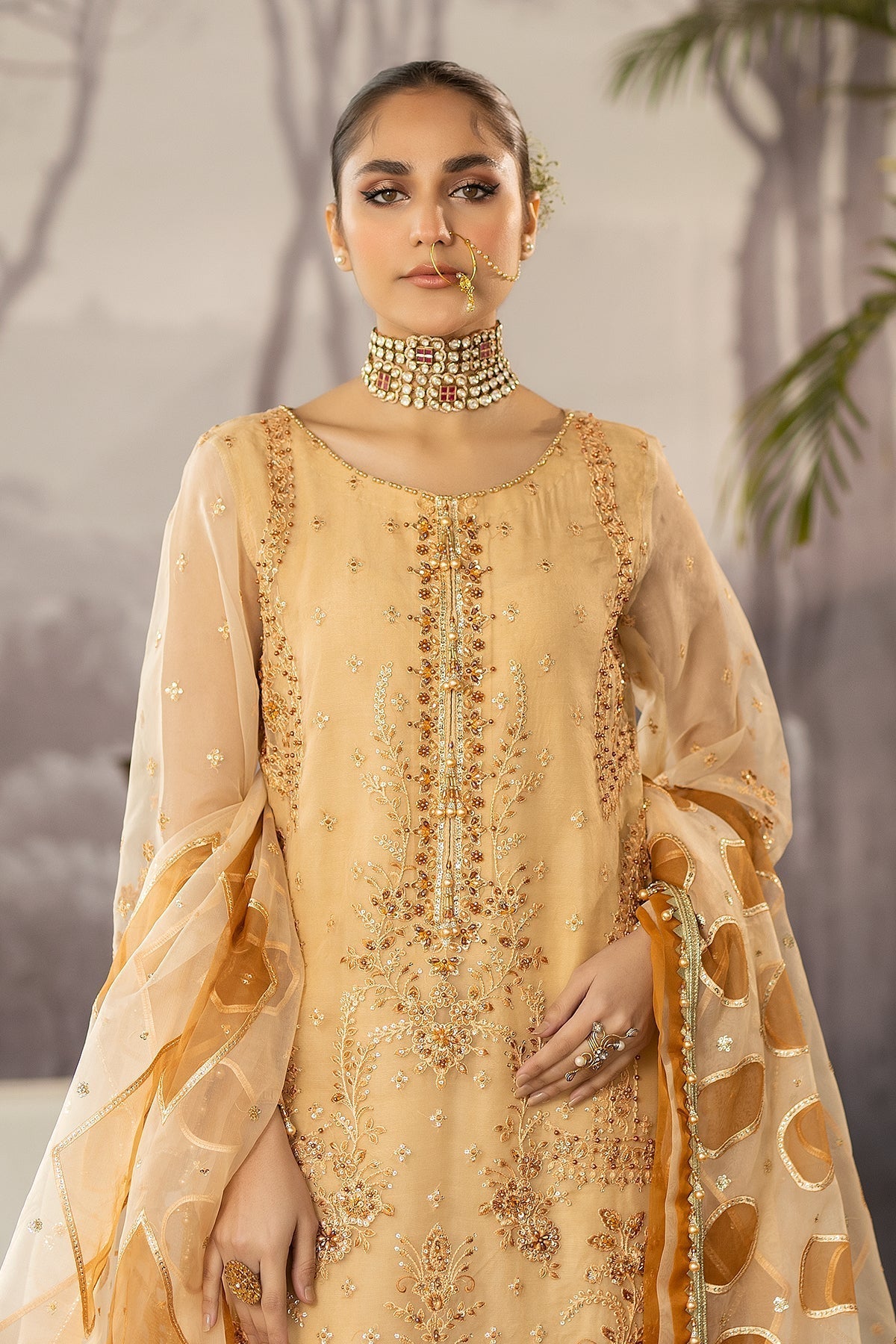 Raeesa Premium | Dehleez Formals | DL-1027 Saazish-E-Ropa - Ladies Clothes - Maria Faisal