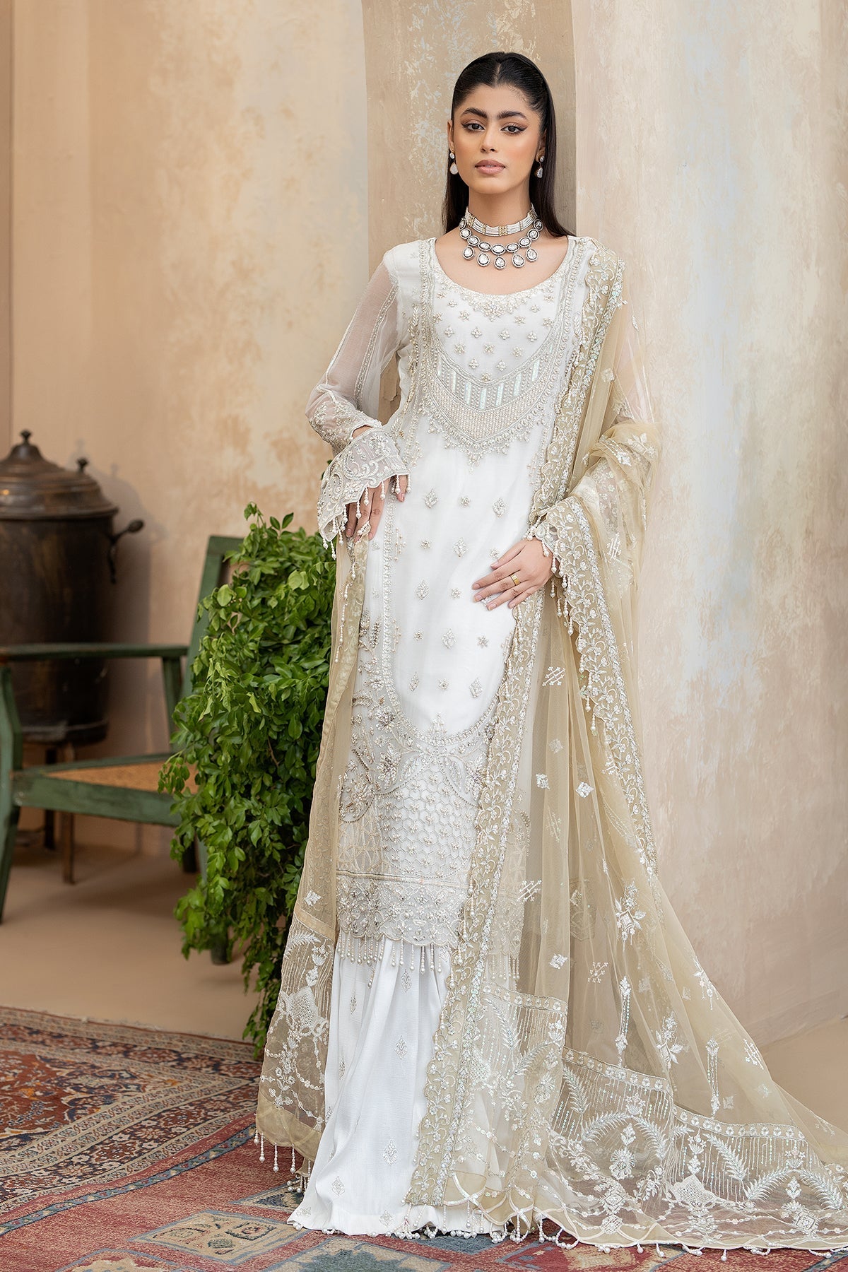 Raeesa Premium | Ada Premium Collection | HU - 49 Aab-E-Zar - Ladies Clothes 