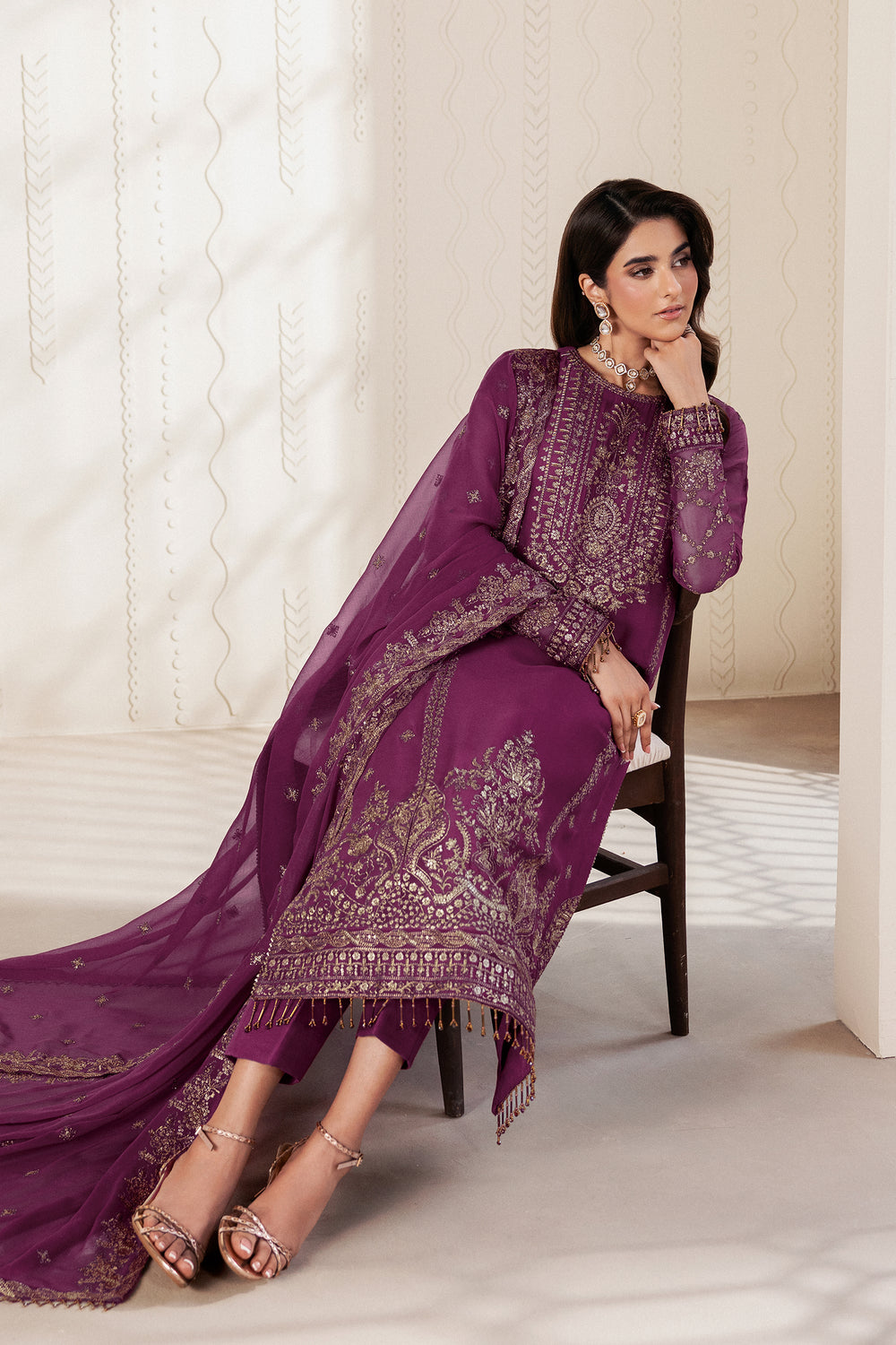 Zarif | Bayaan Formals | SWABI - Formal Dress - available at Maria Faisal in UK and USA.