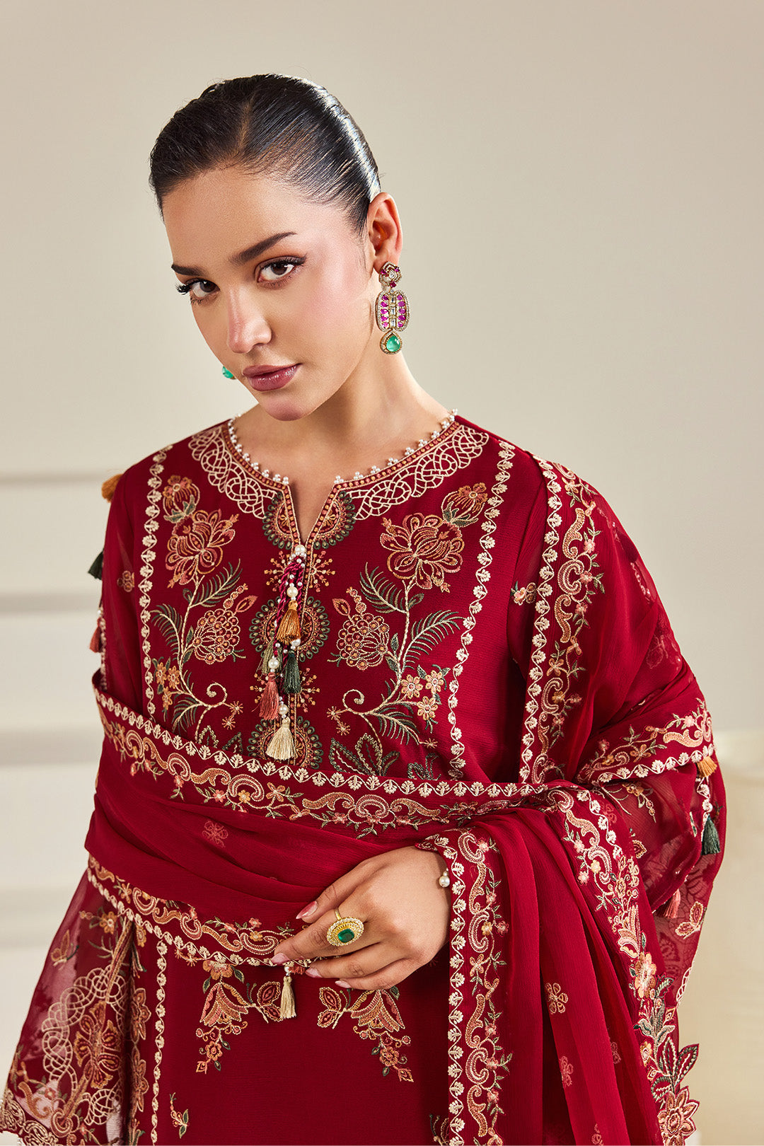 Alizeh | Dhaagay Formals |AF-DHG-5053-Suraira - Formal Dress - available at Maria Faisal in UK and USA.
